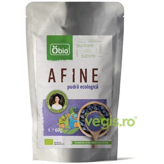 Afine Pulbere Ecologica/Bio 60g OBio — preț și oferte