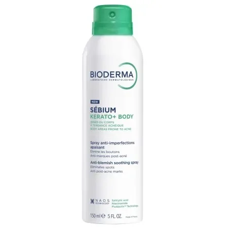 Spray Calmant Anti-Imperfectiuni pentru Corp Sebium Kerato+ Body, 150 ml – Bioderma — preț și oferte