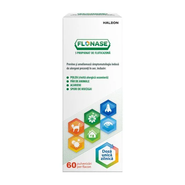 Flonase spray nazal 50 micrograme/doza, Haleon | 60 pulverizari — preț și oferte