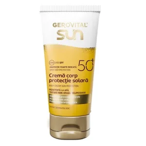 Crema de corp cu protectie solara SPF 50+ Sun, 150 ml, Gerovital