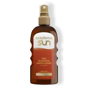 Ulei Bronzant pentru Plaja - Bronz Intens și Hidratare, SPF 15, 150 ml - Gerovital Sun