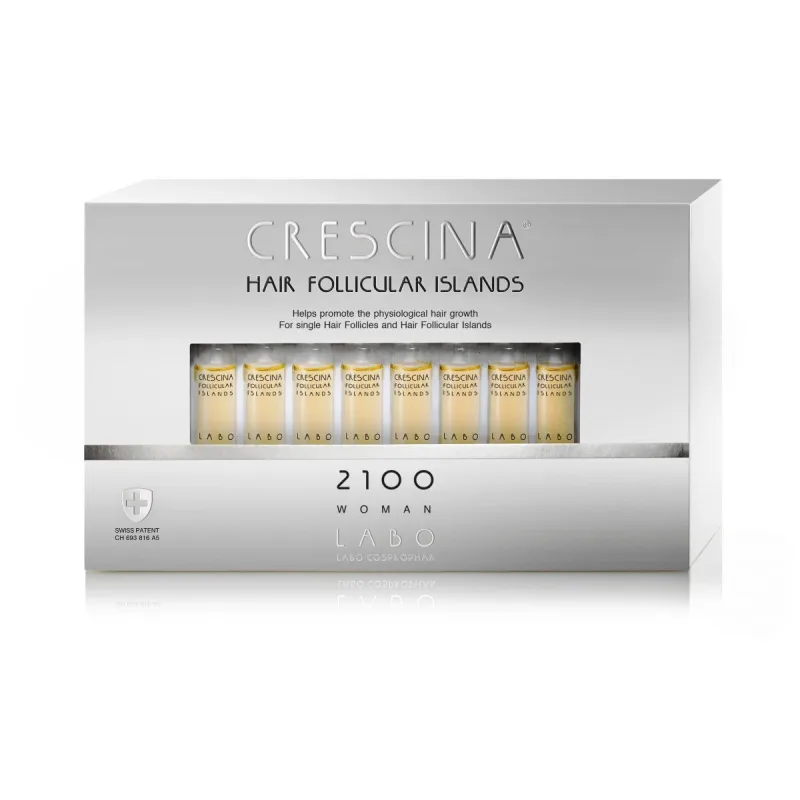 Labo CRESCINA follicular islands 2100 WOMAN x 20 fiole Labo Cosprophar Suisse — preț și oferte