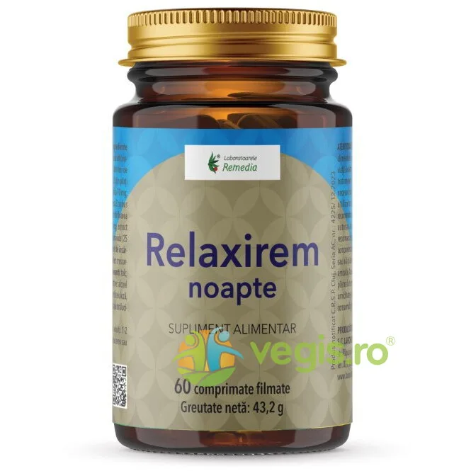 Relaxirem Noapte 60cpr REMEDIA — preț și oferte