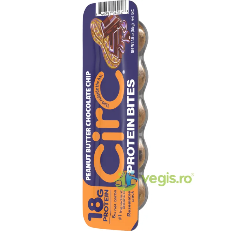 Gustare Proteica cu Aroma de Unt de Arahide si Ciocolata 55g CIRC — preț și oferte