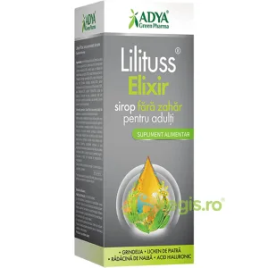 Lilituss Elixir Sirop pentru Adulti fara Zahar 180ml
