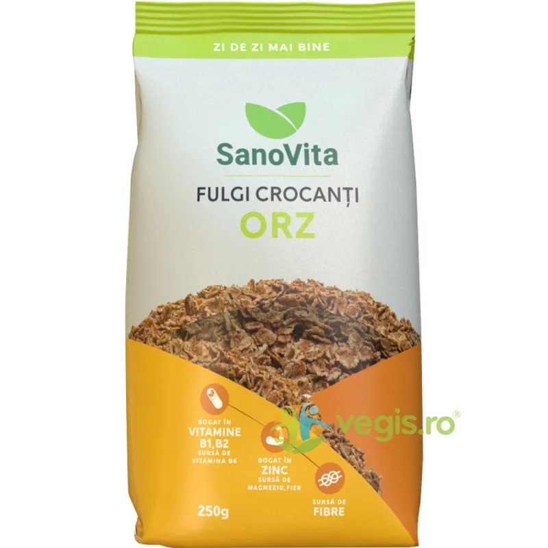 Fulgi Crocanti de Orz 250g Sano Vita — preț și oferte