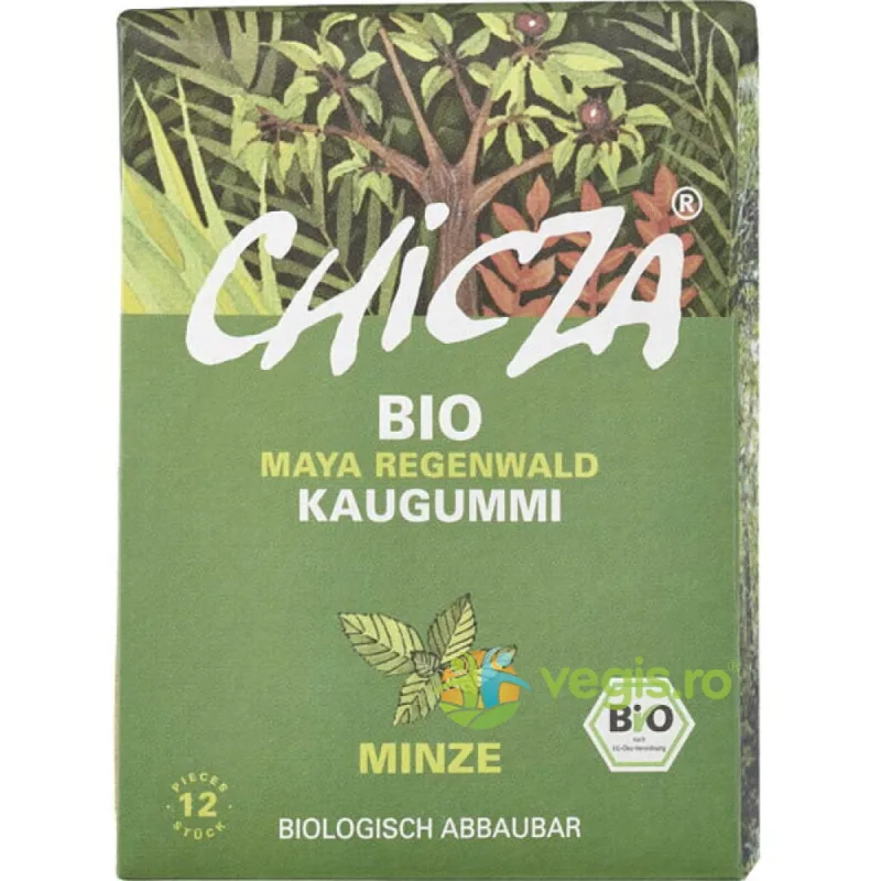 Guma de Mestecat cu Menta Ecologica/Bio 30g CHICZA — preț și oferte