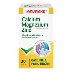 Calciu Magneziu Zinc, Walmark | 30 tablete