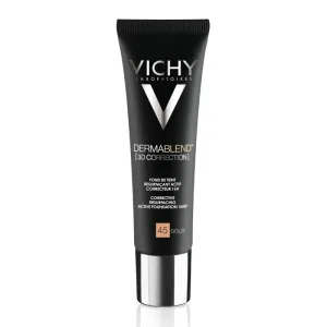 Fond de ten corector Dermablend imperfectiuni 3D, Nuanta 45 Gold, 30 ml, Vichy