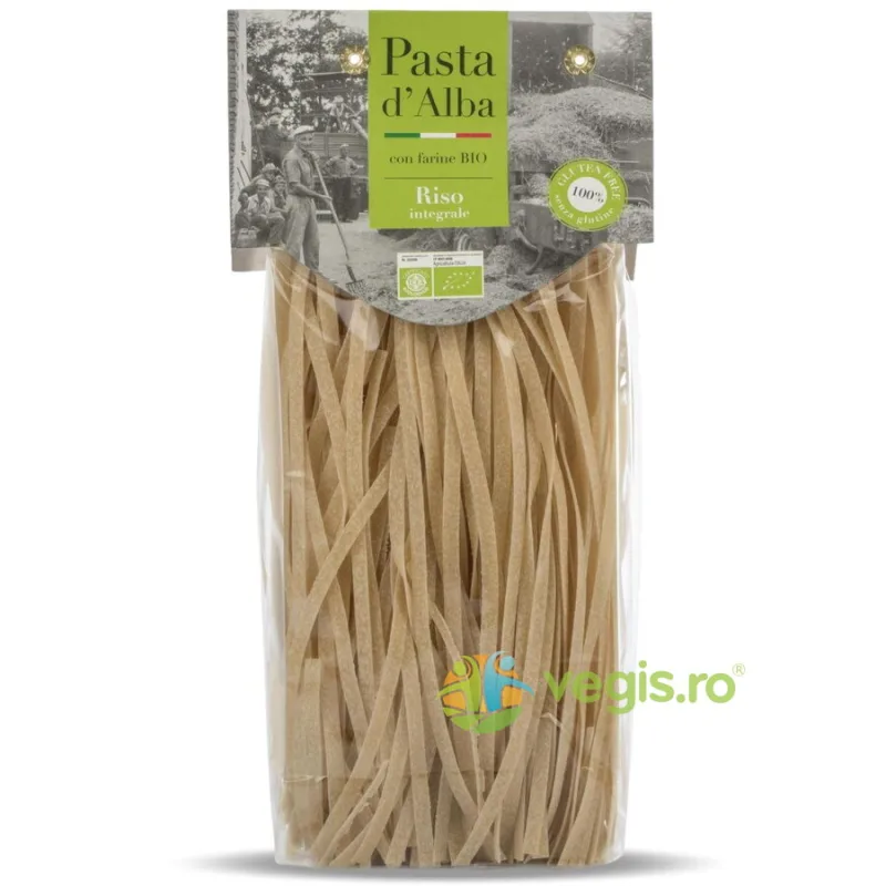 Paste Tagliatelle din Orez Integral fara Gluten Ecologice/Bio 250g PASTA D'ALBA — preț și oferte