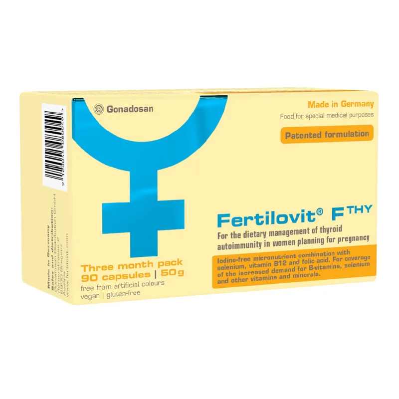 Fertilovit F THY, 90 capsule, Gonadosan — preț și oferte