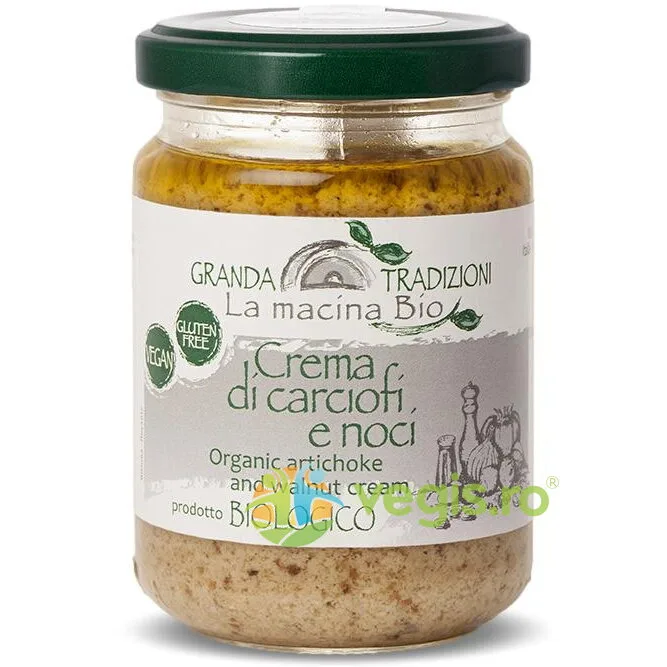 Crema din Anghinare si Nuci fara Gluten Ecologica/Bio 130g — preț și oferte