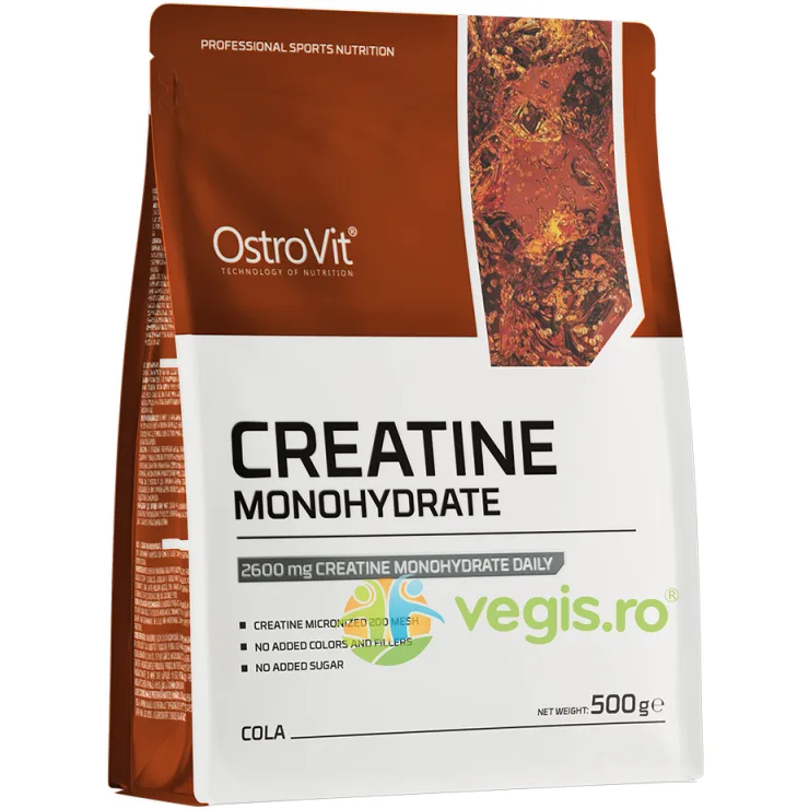 Creatina Monohidrata cu Aroma de Cola 500g OSTROVIT — preț și oferte