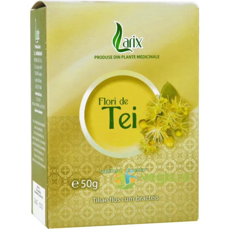 Ceai Flori de Tei 50g Larix — preț și oferte