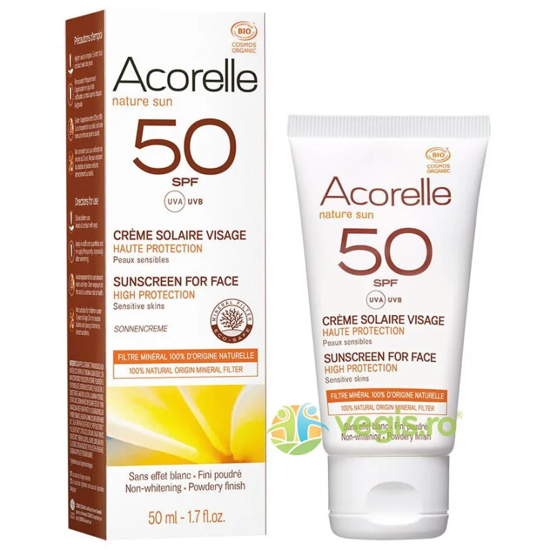 Crema Protectie Solara SPF50 pentru Fata 50ml — preț și oferte