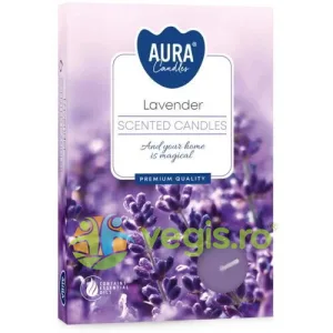 Set Lumanari Tip Pastila Aroma Lavanda 6 buc.