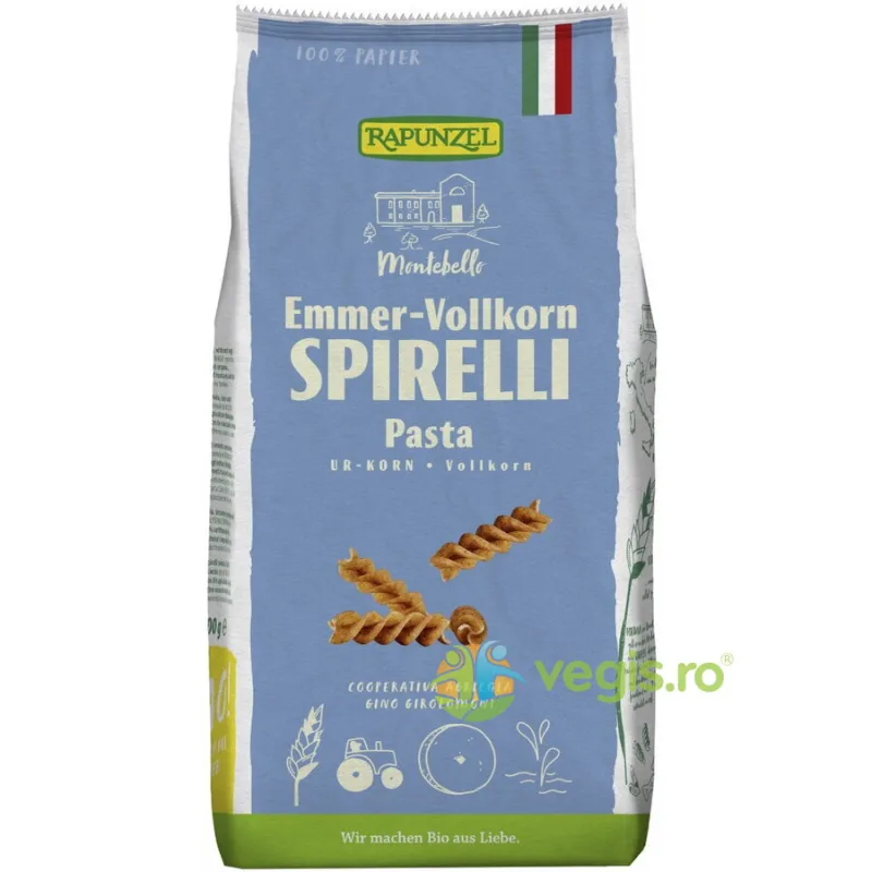 Spirelli Emmer Integrale Ecologice/Bio 500g Rapunzel — preț și oferte
