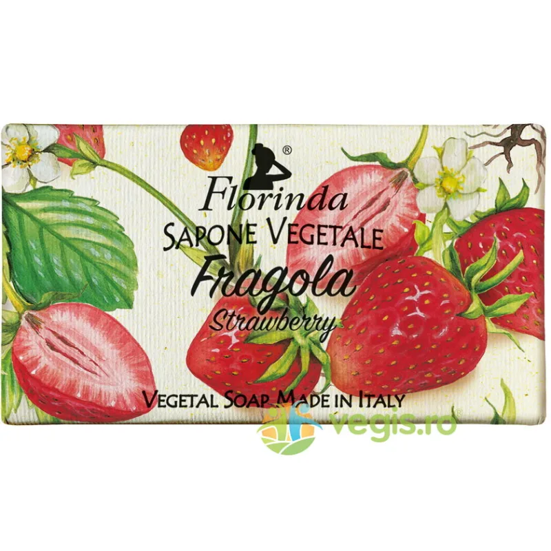 Sapun Vegetal cu Parfum de Capsuni Florinda 100g LA DISPENSA — preț și oferte