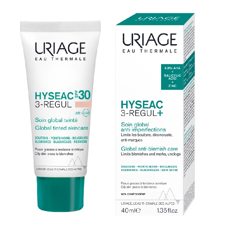 Crema colorata 3-Regul, SPF 30, Hyseac, 40 ml, Uriage — preț și oferte
