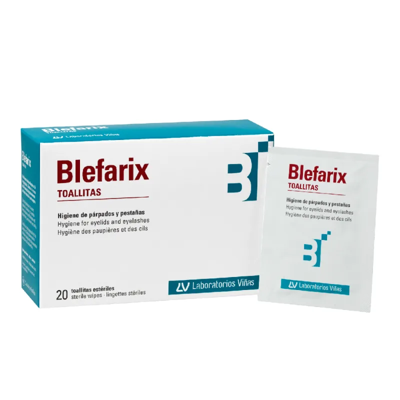 Servetele sterile pentru pleoape Blefarix, 20 bucati, Laboratorios Vinas — preț și oferte