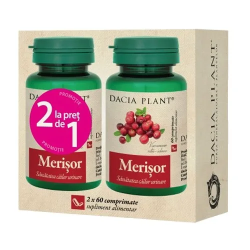 Merisor 60cpr 1+1 Gratis Dacia Plant — preț și oferte