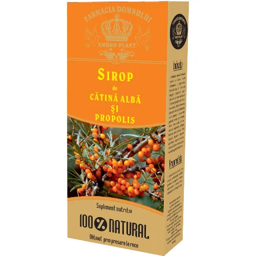 Sirop Catina Alba si Propolis 500ml Ambro — preț și oferte