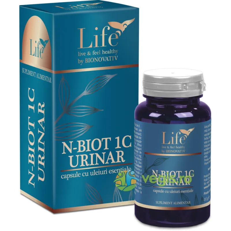 N-Biot 1C Urinar (Capsule cu Uleiuri Esentiale) 30cps BIONOVATIV — preț și oferte