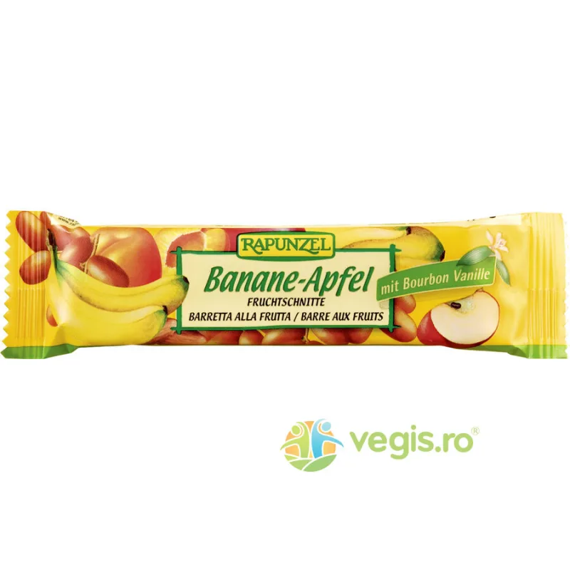Baton de Fructe cu Banane si Mar Ecologic/Bio 40g Rapunzel — preț și oferte
