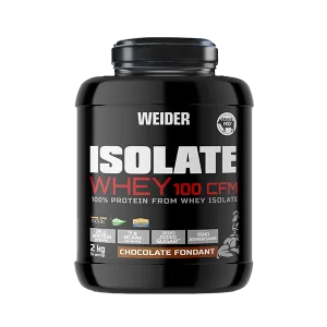 Pudră proteică izolat din zer, Weider, Isolate Whey 100 CFM, 2 kg, ciocolată