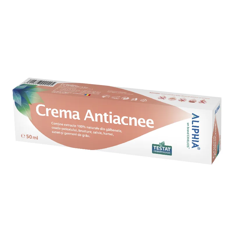 Crema anti acnee, 50 ml, Aliphia — preț și oferte