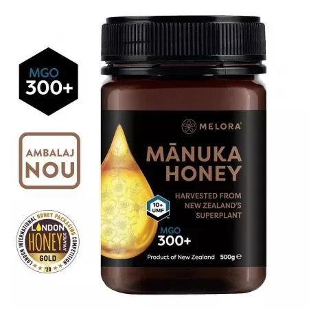 Miere de Manuka MGO 300+, 500 g, Melo Noua Zeelanda — preț și oferte