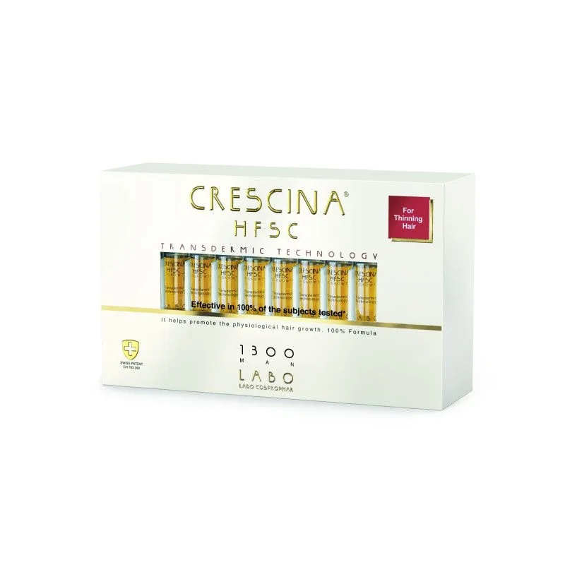 Labo CRESCINA HFSC Transdermic 1300 MAN x 20 fiole Labo Cosprophar Suisse — preț și oferte