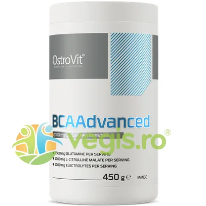 Aminoacizi BCAAdvanced cu Aroma de Mango 450g OSTROVIT — preț și oferte