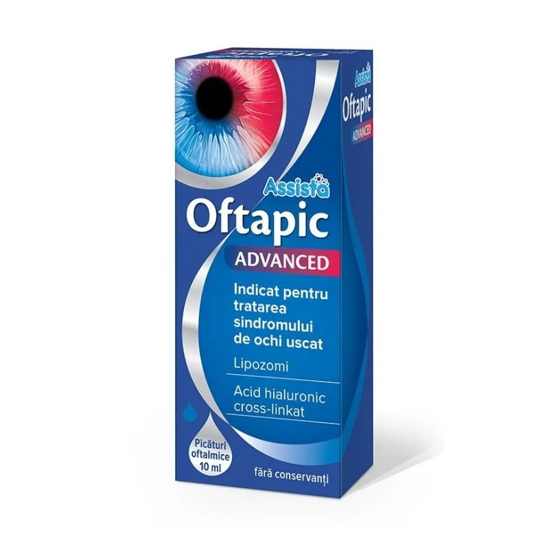 Picaturi pentru ochi Oftapic Advanced, 10ml, Assista — preț și oferte