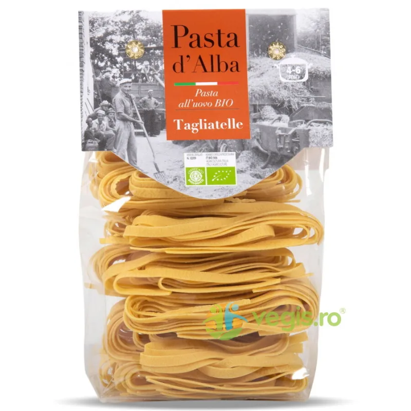Paste Tagliatelle din Grau Dur si Oua Ecologice/Bio 250g PASTA D'ALBA — preț și oferte