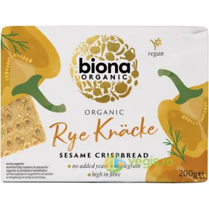 Felii Crocante din Secara Integrala cu Susan Ecologice/Bio 200g