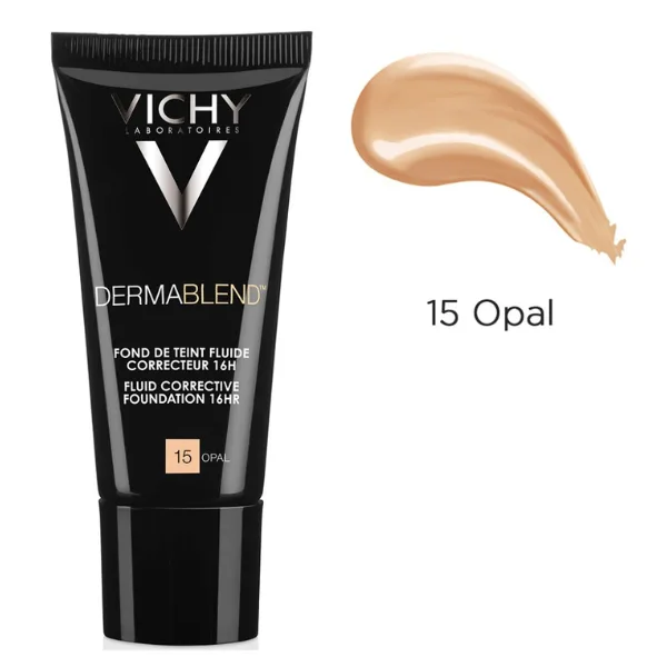Fond de ten corector fluid Dermablend, nuanta 15 Opal, Vichy | 30 ml — preț și oferte