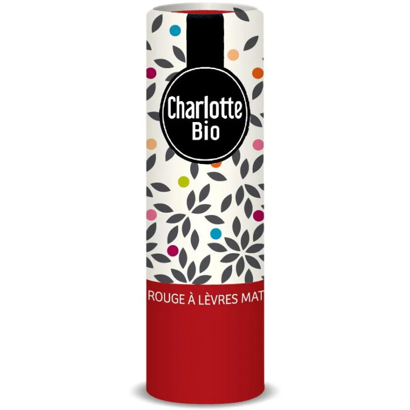 Ruj Mat Vrai Rouge cu Unt de Shea, Ulei de Ricin si Unt de Jojoba 3.5ml CHARLOTTE BIO — preț și oferte