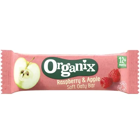 Baton ecologic Bio din ovaz integral cu mere si zmeura 12+ luni, Organix | 23 g ORGANIX BRANDS — preț și oferte