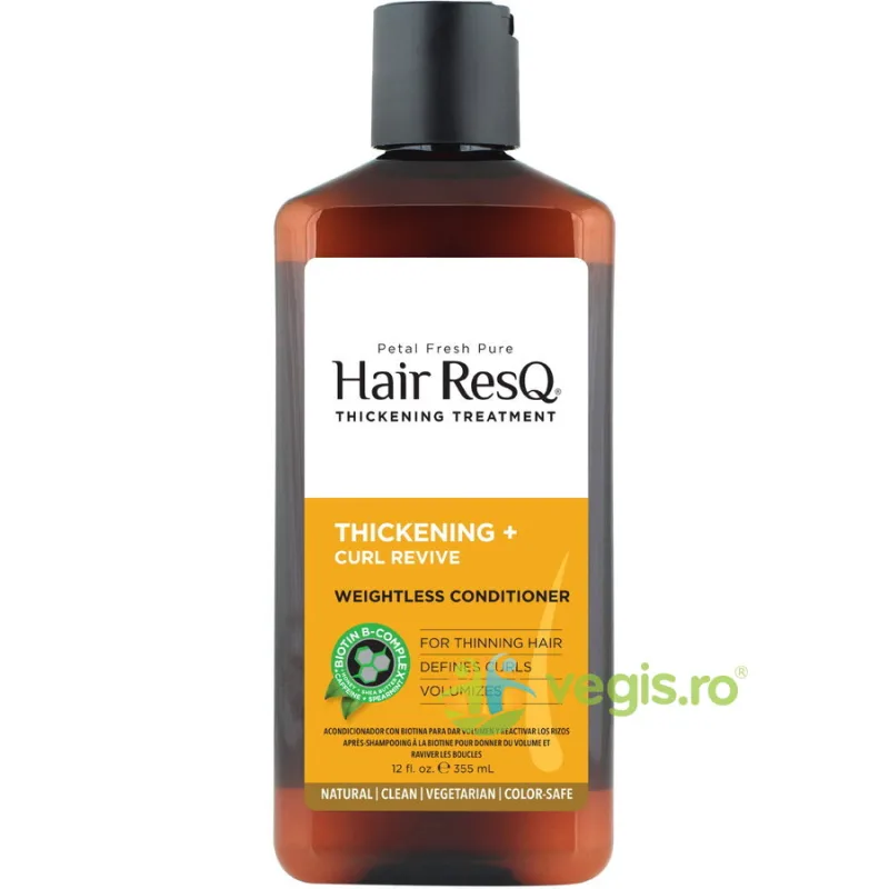 Balsam Tratament pentru Indesirea si Revitalizarea Parului Cret cu Biotina Petal Fresh Pure 355ml HAIR RESQ — preț și oferte