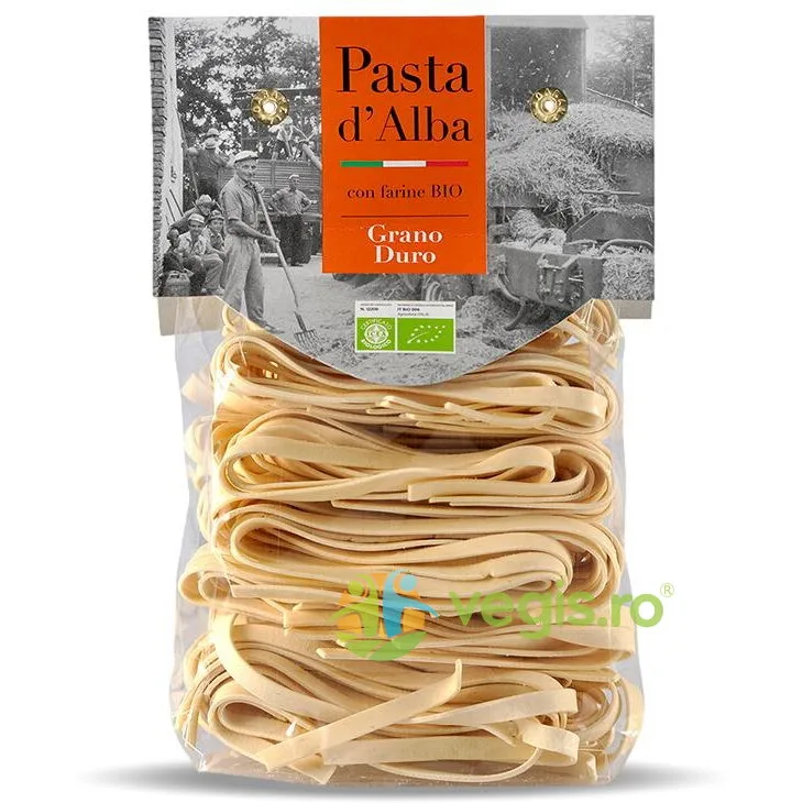 Paste Tagliatelle din Grau Dur Ecologic/Bio 250g PASTA D'ALBA — preț și oferte