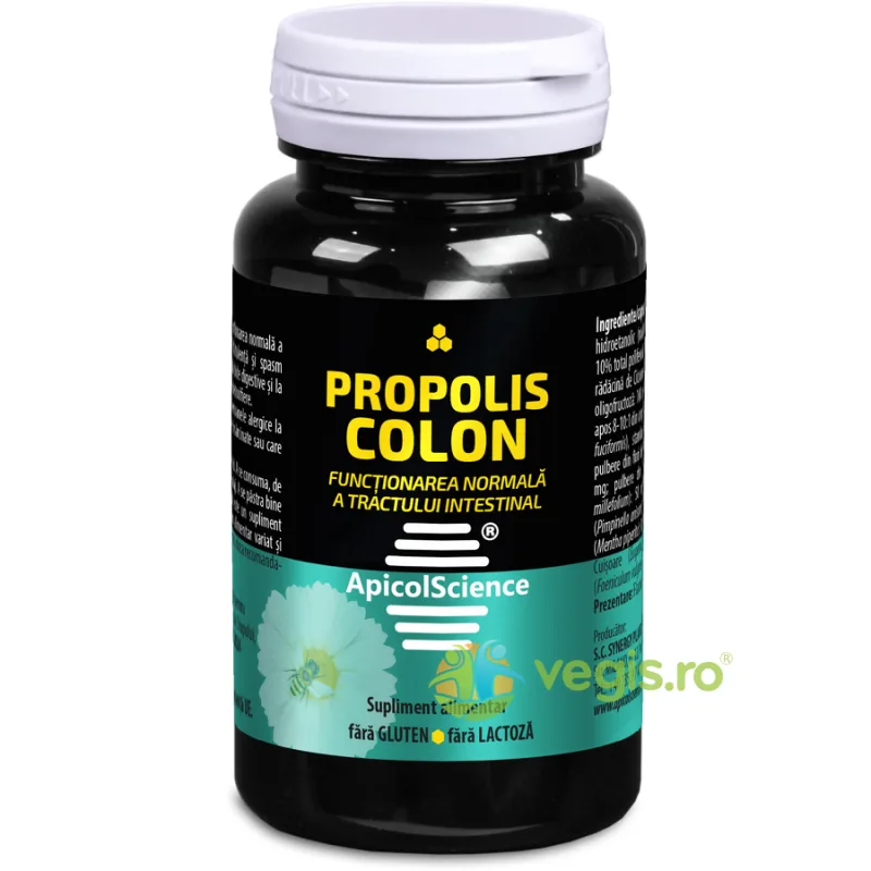 Propolis Colon 60cps Apicol Science — preț și oferte