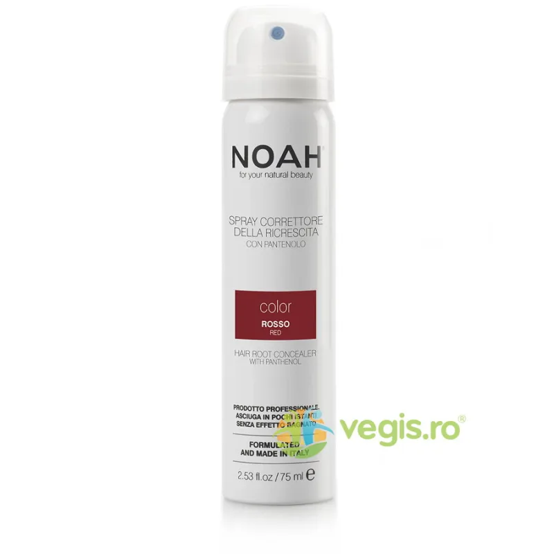 Spray Corector cu Vitamina B5 pentru Acoperirea Radacinii Parului - Rosu 75 ml NOAH — preț și oferte