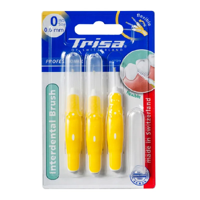 Periuta de dinti Interdental Brush ISO 0, 0,6mm, Trisa — preț și oferte