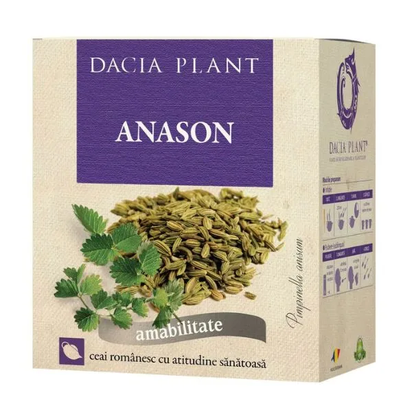 Ceai Anason, Dacia Plant | 50 g — preț și oferte
