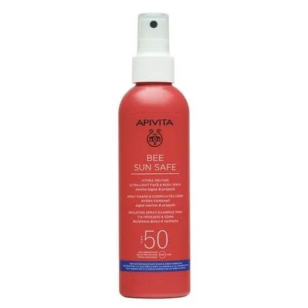 Spray protectie solara fata si corp SPF50, 200 ml, Bee Sun Safe, Apivita — preț și oferte
