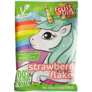 Fulgi din Fructe cu Capsuni fara Zahar Adaugat Unicorn 16g