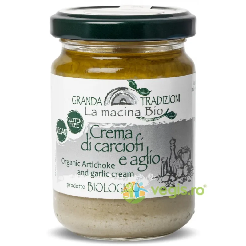 Crema din Anghinare si Usturoi fara Gluten Ecologica/Bio 130g — preț și oferte