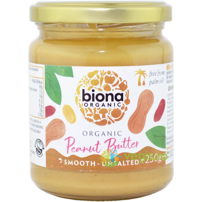 Pasta de Arahide Cremoasa fara Sare Ecologica/Bio 250g BIONA — preț și oferte