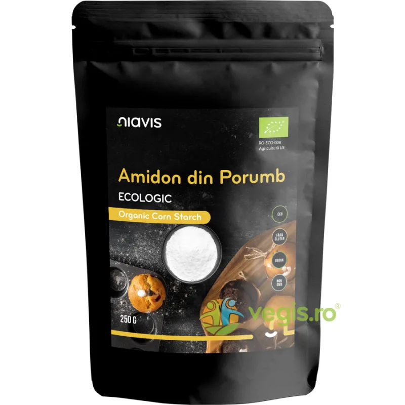 Amidon de Porumb fara Gluten Ecologic/Bio 250g NIAVIS — preț și oferte